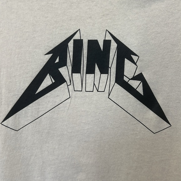 Anine Bing Lennon Tee in Stone sz small - Picture 3 of 5